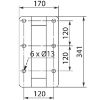 Afbeeldingen van Zwenkarm 3,50 M. 1/4BU