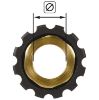 Afbeeldingen van Wartelmoer 22x1,5 16,4 mm zwart