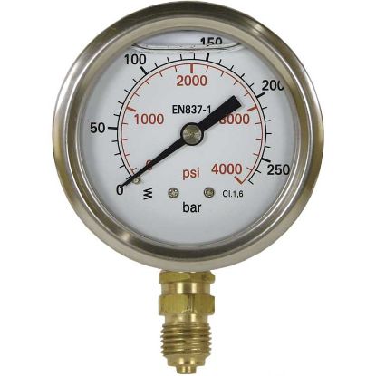 Afbeeldingen van Manometer 0-160 U 63 mm 1/4BU