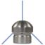 Afbeeldingen van Rioolnozzle 1/8 3x0,8h 1x0,8v