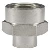Afbeeldingen van Mof 1/2-3/8 Messing vernickelt
