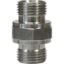 Afbeeldingen van Dubbele nippel 1/8"BU RVS