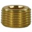 Afbeeldingen van Stop 1/4"BU zonder Rand Messing 250 bar