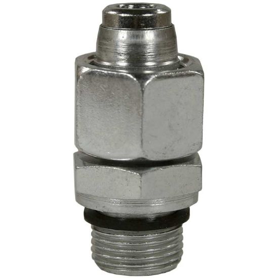 Afbeeldingen van EG 12L(ÜM18x1,5) R1/4BU verzinkt staal