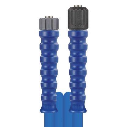 Afbeeldingen van Slang 1SN-10 Blauw 10 M.RVS -Swivel 21 :