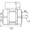 Afbeeldingen van Brandermotor 150 W R+L 230V 50Hz