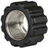 Afbeeldingen van Wartelmoer 22x1,5 16,4 mm zwart RVS