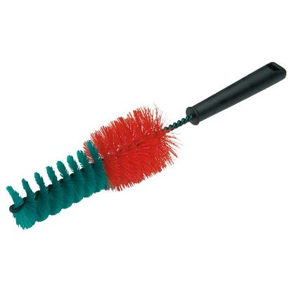 Afbeeldingen van Velgenborstel 33 cm Borstels Rood/groen