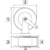 Afbeeldingen van Slanghaspel  21M. 1/2-1/2BI RVS /ABS gri