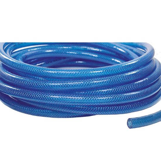 Afbeeldingen van Gewapende slang 9x3 Blauw rol à 50 M.