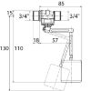 Afbeeldingen van Vlotterventiel AK 3/4"BU+PE-Schaum DN10