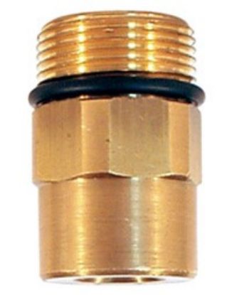 Afbeeldingen van Gegennippel M24 : 1/4"IG 350 bar Messing