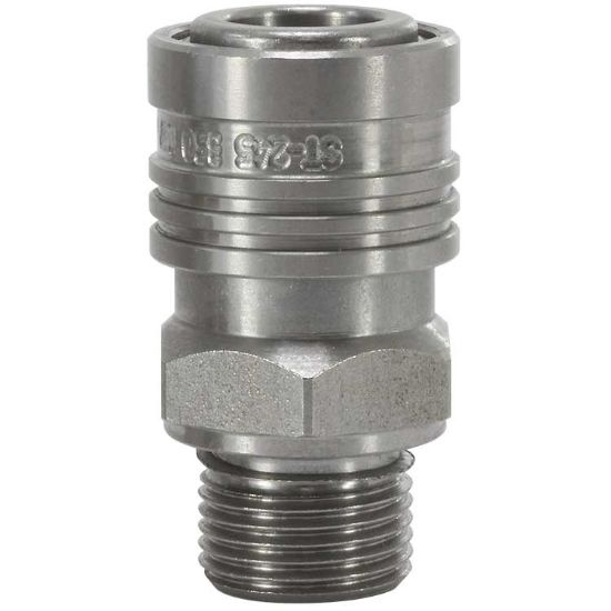 Afbeeldingen van Koppeling ST-245 3/8"BU RVS