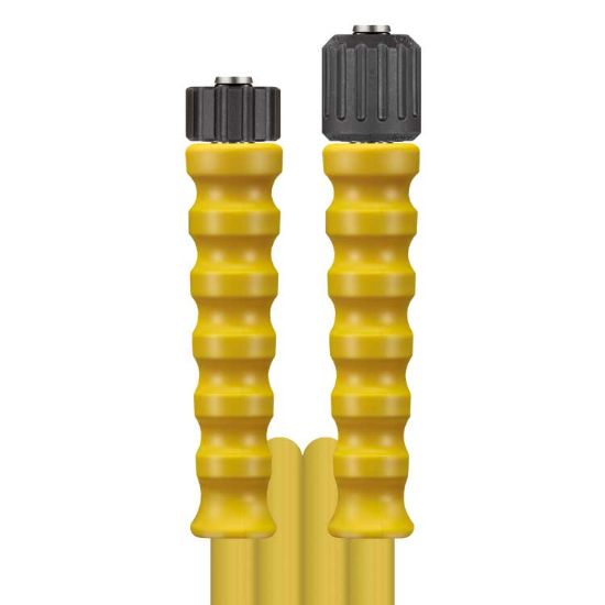 Afbeeldingen van Slang 2SC-08 geel 10 M.RVS -Swivel-22-K
