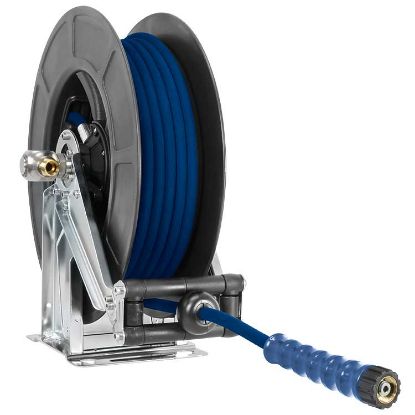 Afbeeldingen van Slanghaspel  2SC-08 20M.BL M22 Blauw/zwa