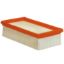 Afbeeldingen van Vlakfilter 239x140x56 PES zonder rooster
