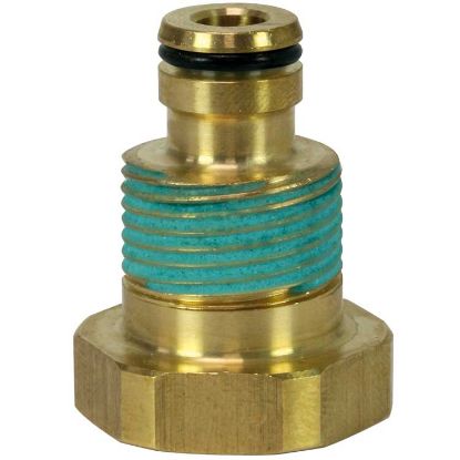 Afbeeldingen van Adapter K-Lock-7 TR20BU : 1/4"BI Messing