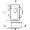 Afbeeldingen van Slanghaspel RVS , 1SN-08x30 M. ZW glad