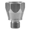 Afbeeldingen van Compressor Adapter 1/4"BI-1/8"BU RVS