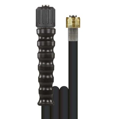 Afbeeldingen van Slang 1SN-08 glad ZW 15 M.RVS -Swivel22