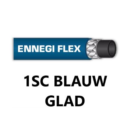 Afbeeldingen van Slang 1SC-06-280 Bar 150°C Blauw glad