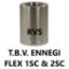 Afbeeldingen van Pershuls RVS 1SC/2SC-08 glad