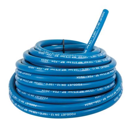 Afbeeldingen van Slang Foodjet DN 12 blauw 125 bar